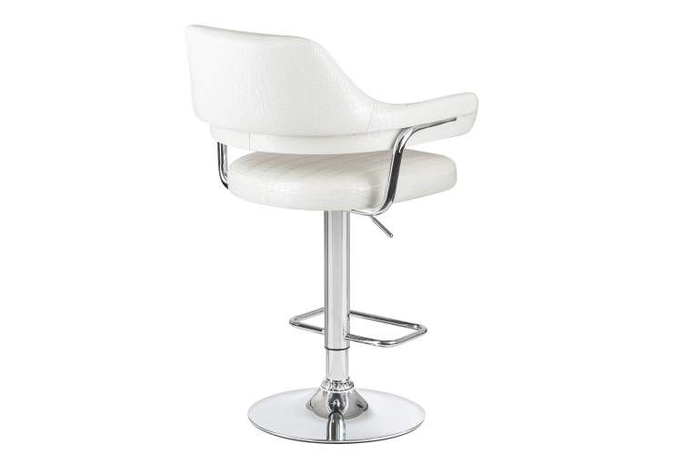 Набор 2 шт Стул барный DOBRIN CHARLY, белый крокодил-4