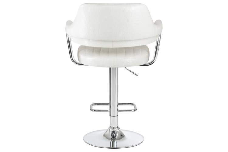 Набор 2 шт Стул барный DOBRIN CHARLY, белый крокодил-5