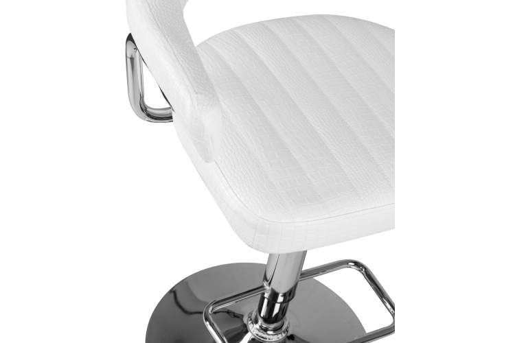 Набор 2 шт Стул барный DOBRIN CHARLY, белый крокодил-7