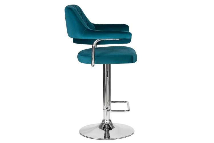 Стул барный DOBRIN CHARLY, морской волны велюр (MJ9-99)-2