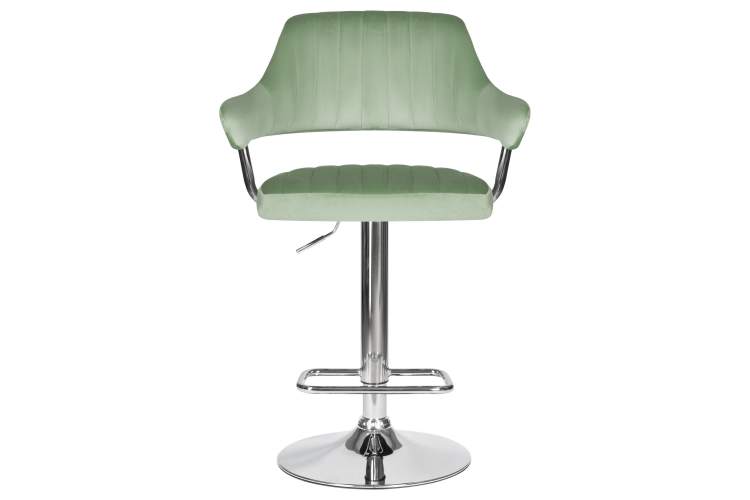 Набор 2 шт Стул барный DOBRIN CHARLY, пудрово-мятный велюр (MJ9-87)-6