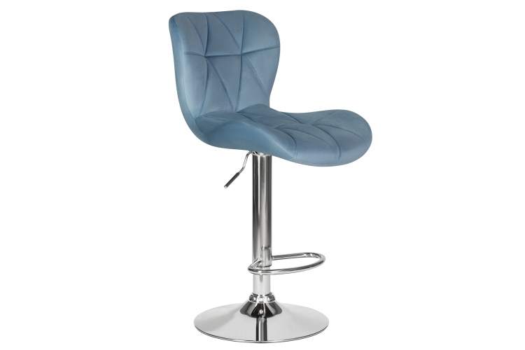Набор 2 шт Стул барный DOBRIN BARNY, пудрово-голубой велюр (MJ9-74)-2