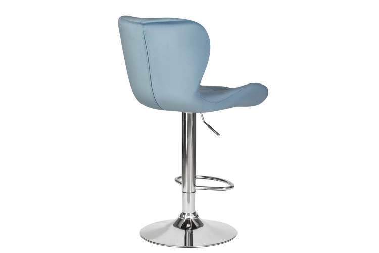 Набор 2 шт Стул барный DOBRIN BARNY, пудрово-голубой велюр (MJ9-74)-4