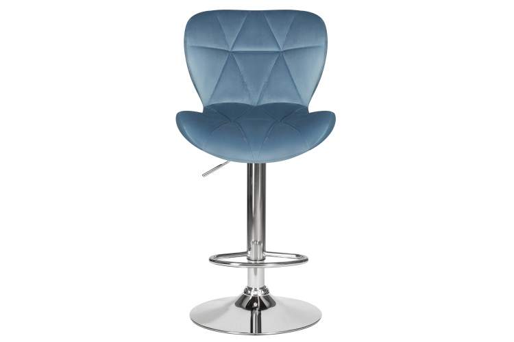Набор 2 шт Стул барный DOBRIN BARNY, пудрово-голубой велюр (MJ9-74)-6