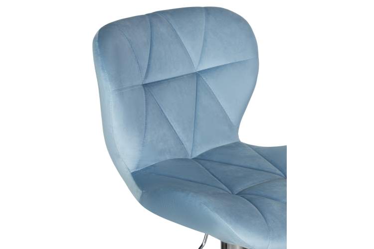 Набор 2 шт Стул барный DOBRIN BARNY, пудрово-голубой велюр (MJ9-74)-7