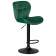 Набор 2 шт Стул барный DOBRIN BARNY BLACK, зеленый велюр (MJ9-88)