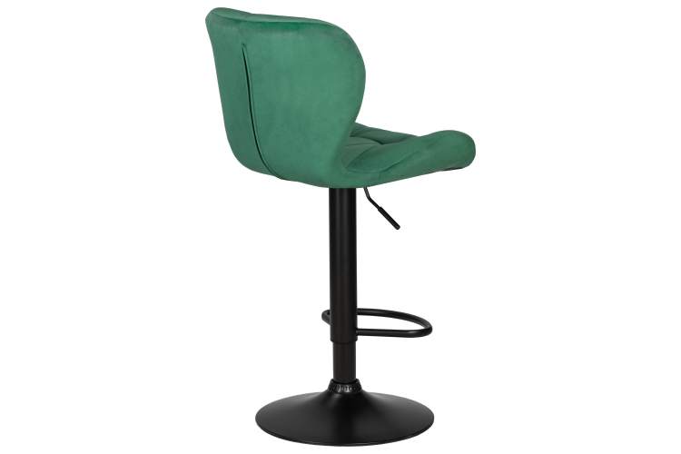 Набор 2 шт Стул барный DOBRIN BARNY BLACK, зеленый велюр (MJ9-88)-4