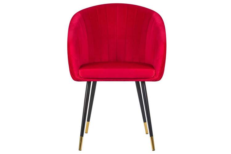 Стул обеденный DOBRIN MARY, малиновый велюр (1922-14)-5