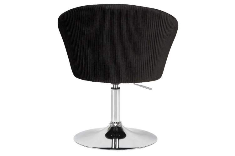 Кресло дизайнерское DOBRIN EDISON, черный велюр (1922-21)-4