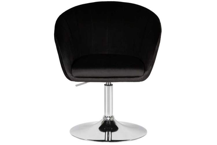 Кресло дизайнерское DOBRIN EDISON, черный велюр (1922-21)-5