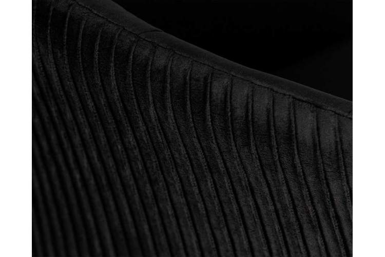 Кресло дизайнерское DOBRIN EDISON, черный велюр (1922-21)-6