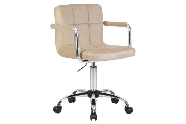 Набор 2 шт Офисное кресло для персонала DOBRIN TERRY, бежевый велюр (MJ9-10)-1