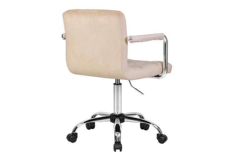 Офисное кресло для персонала DOBRIN TERRY, бежевый велюр (MJ9-10)-3