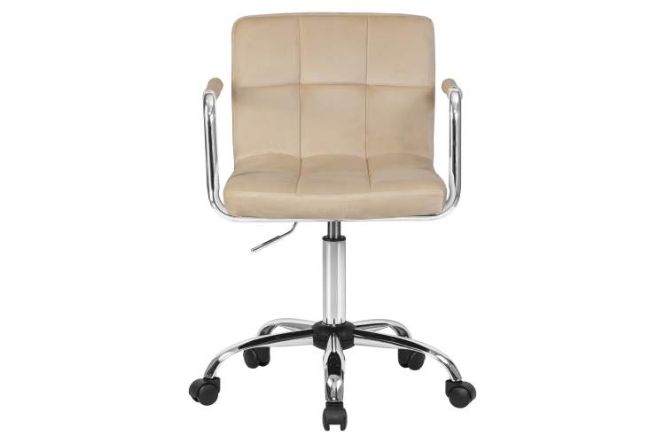 Набор 2 шт Офисное кресло для персонала DOBRIN TERRY, бежевый велюр (MJ9-10)-6