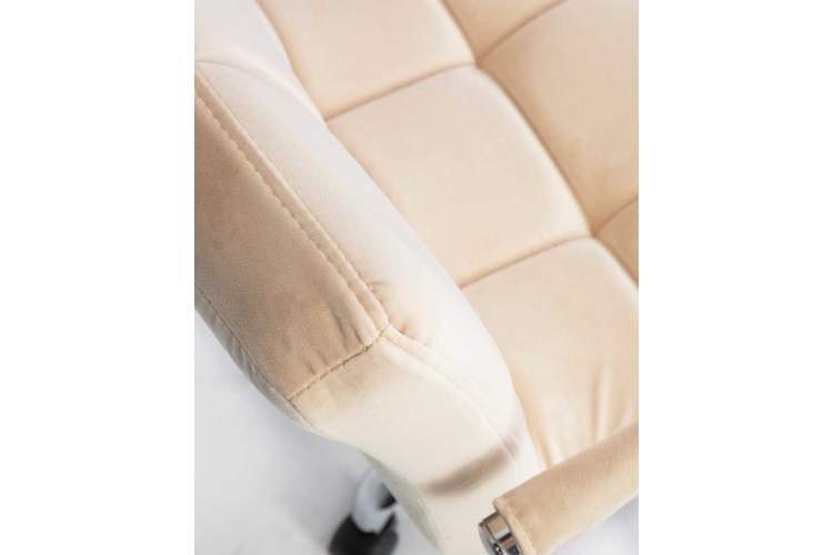 Офисное кресло для персонала DOBRIN TERRY, бежевый велюр (MJ9-10)-6