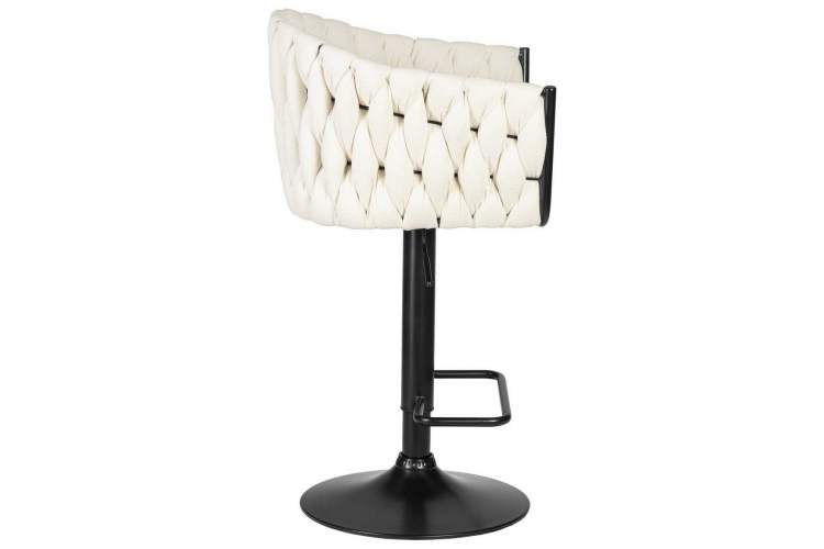 Стул барный DOBRIN LEON, кремовая ткань (LAR 275-33)-2