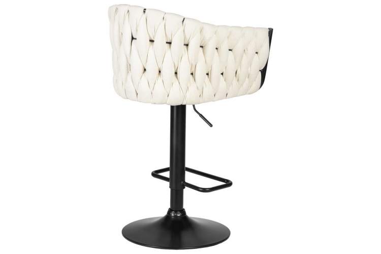 Стул барный DOBRIN LEON, кремовая ткань (LAR 275-33)-3