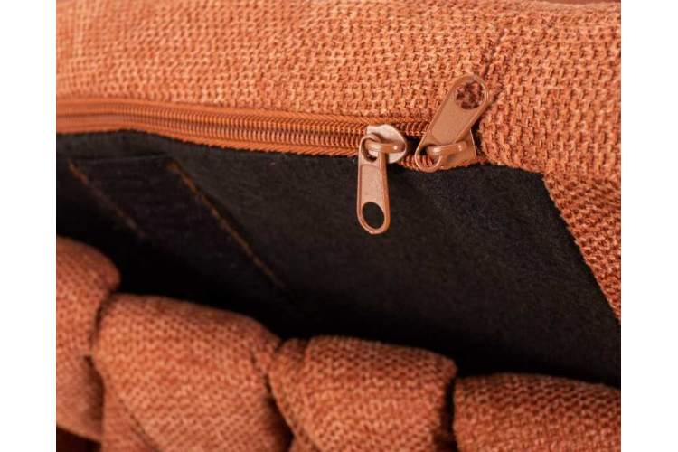 Стул барный DOBRIN LEON, оранжевая ткань (LAR 275-27)-10