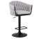 Набор 2 шт Стул барный DOBRIN LEON, серая ткань (LAR 275-17)