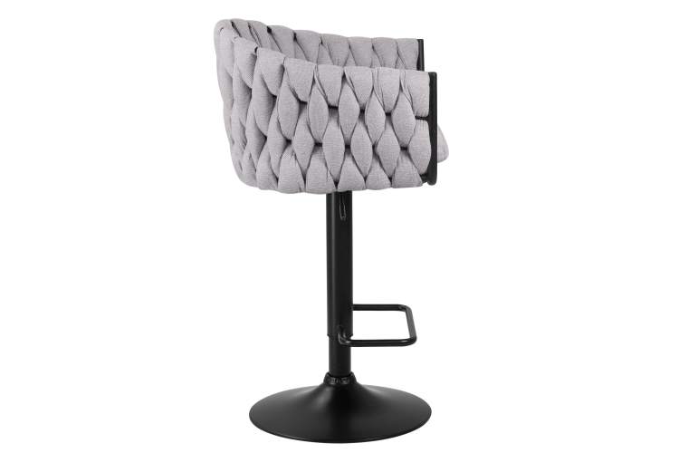 Набор 2 шт Стул барный DOBRIN LEON, серая ткань (LAR 275-17)-3