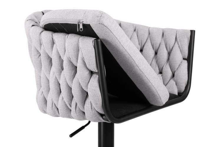 Набор 2 шт Стул барный DOBRIN LEON, серая ткань (LAR 275-17)-7