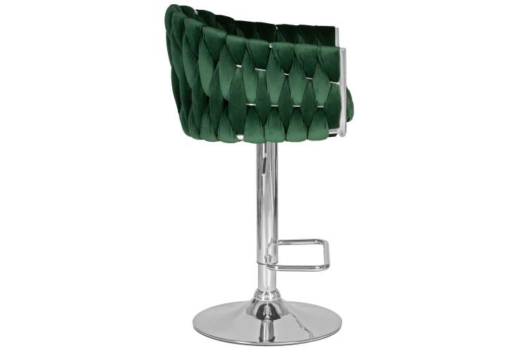 Набор 2 шт Стул барный DOBRIN MARCEL, зеленый велюр (MJ9-88)-3
