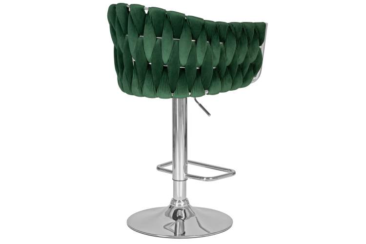 Набор 2 шт Стул барный DOBRIN MARCEL, зеленый велюр (MJ9-88)-4