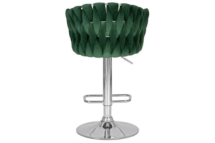 Набор 2 шт Стул барный DOBRIN MARCEL, зеленый велюр (MJ9-88)-5