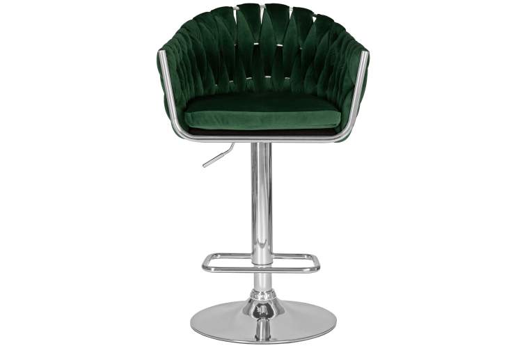 Набор 2 шт Стул барный DOBRIN MARCEL, зеленый велюр (MJ9-88)-6