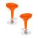 Набор 2 шт Стул барный DOBRIN BOMBA, оранжевый