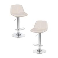 Набор 2 шт Стул барный DOBRIN DINA, кремовый