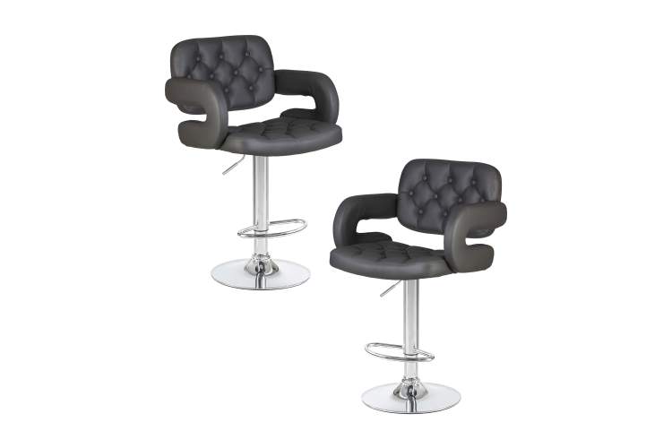 Набор 2 шт Стул барный DOBRIN TIESTO, серый