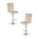 Набор 2 шт Стул барный DOBRIN KRUGER, кремовый