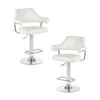 Набор 2 шт Стул барный DOBRIN CHARLY, белый крокодил