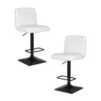 Набор 2 шт Стул барный DOBRIN LEO, белый букле (13)