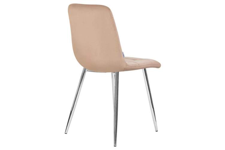 Стул обеденный DOBRIN ALEX, хром ножки, мокко велюр (V108-104),-3