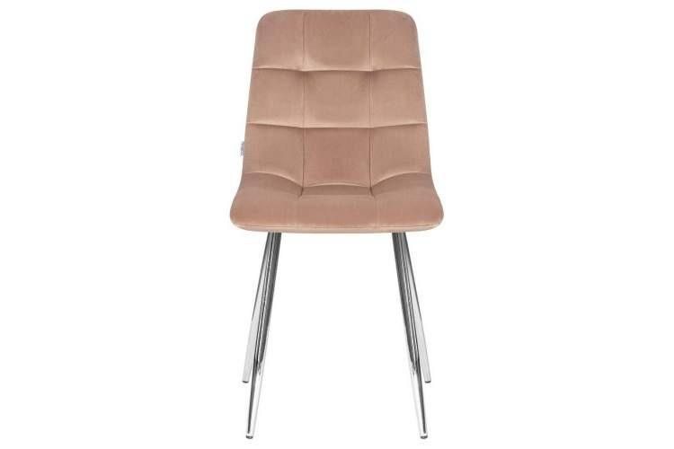 Стул обеденный DOBRIN ALEX, хром ножки, мокко велюр (V108-104),-5