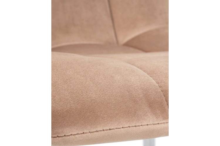 Стул обеденный DOBRIN ALEX, хром ножки, мокко велюр (V108-104),-8