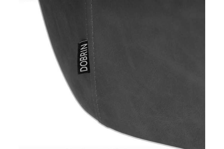 Стул обеденный DOBRIN DANIEL, черные ножки, винтажная антрацитовая экокожа (RU-08)-6