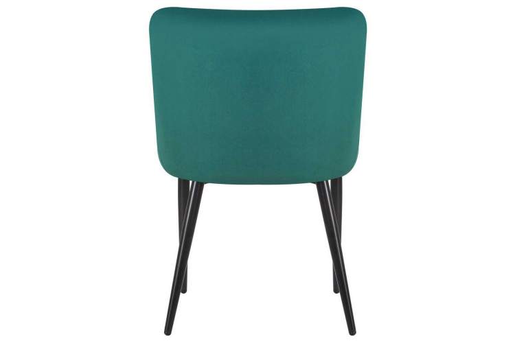Стул обеденный DOBRIN RICHARD, черные матовые ножки, зелёный велюр (V108-64)-4