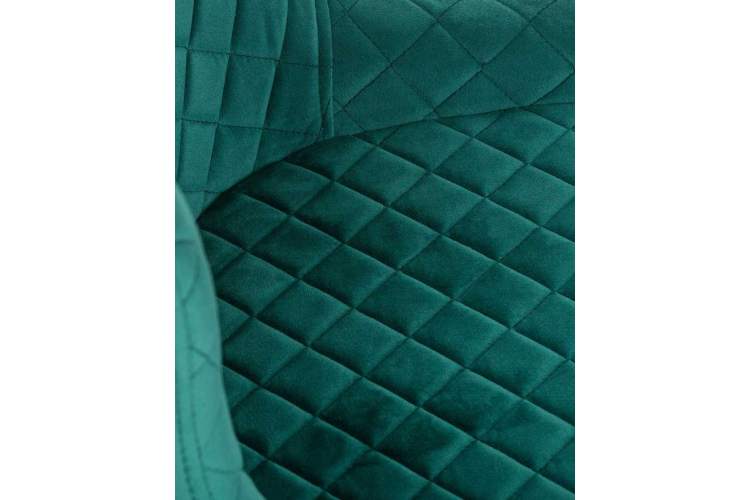 Стул обеденный DOBRIN RICHARD, черные матовые ножки, зелёный велюр (V108-64)-7