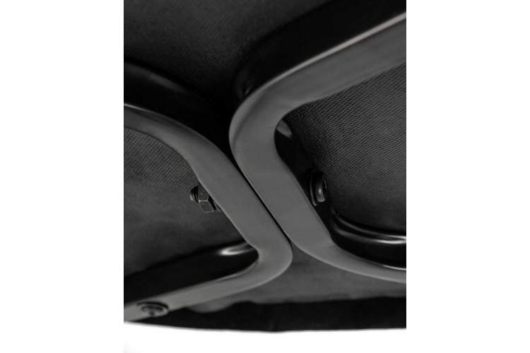 Стул полубарный DOBRIN CHRISTIAN'65, черные ножки, черный велюр (V108-77)-8