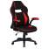 Кресло игровое DOBRIN RICK, черно-красная ткань
