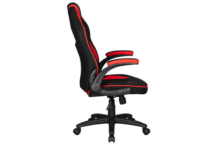 Кресло игровое DOBRIN RICK, черно-красная ткань-2