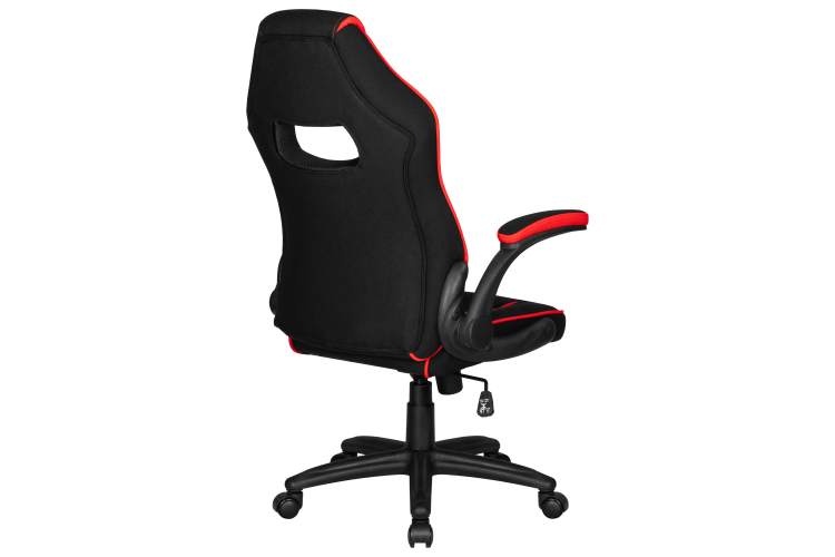 Кресло игровое DOBRIN RICK, черно-красная ткань-3