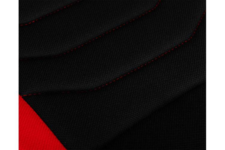 Кресло игровое DOBRIN RICK, черно-красная ткань-7