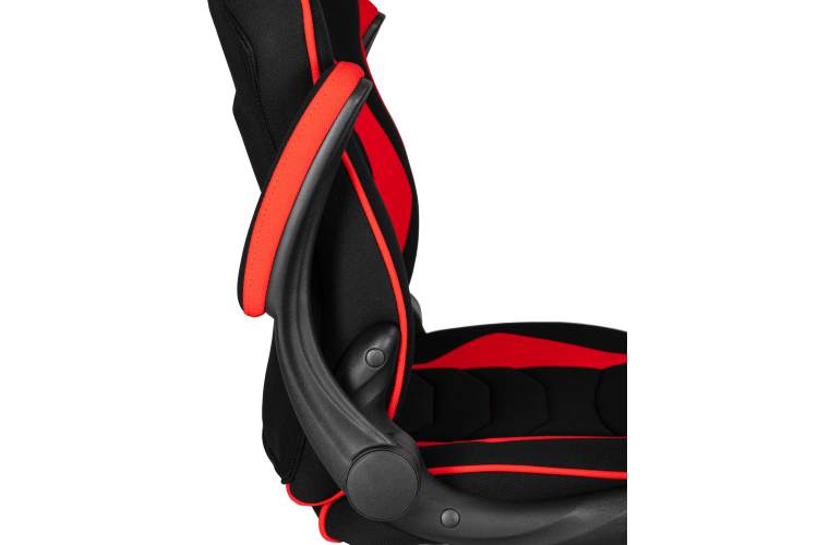 Кресло игровое DOBRIN RICK, черно-красная ткань-8