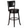 Набор 2 шт Вращающийся полубарный стул DOBRIN JOHN COUNTER, капучино, черный