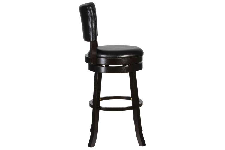 Набор 2 шт Вращающийся полубарный стул DOBRIN JOHN COUNTER, капучино, черный-3