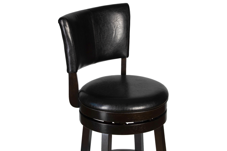 Набор 2 шт Вращающийся полубарный стул DOBRIN JOHN COUNTER, капучино, черный-8